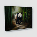Panda In Bamboo Forest 3 Wall Art