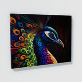 Peacock Abstract Colors 13 Wall Art