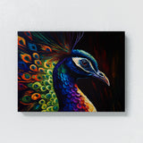 Peacock Abstract Colors 13 Wall Art