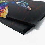 Peacock Abstract Colors 13 Wall Art