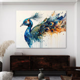 Peacock Abstract Feathers 7 Wall Art