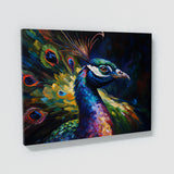 Peacock Abstract Modern 32 Wall Art