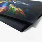 Peacock Abstract Modern 32 Wall Art