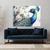 Peacock Detailed Artwork 23 Wall Art