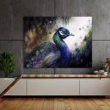 Peacock Dreamy Iridescent 11 Wall Art