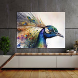 Peacock Iridescent Feathers 5 Wall Art