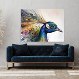 Peacock Iridescent Feathers 5 Wall Art