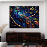 Peacock Modern Art 18 Wall Art
