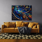 Peacock Modern Art 18 Wall Art