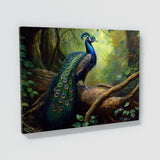 Peacock Realistic Forest 24 Wall Art