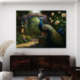 Peacock Vibrant Garden 31 Wall Art