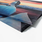 Penguin Adelie Iceberg Sunset 10 Wall Art