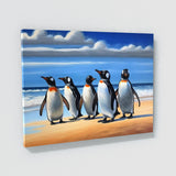 Penguin Beach Sky 24 Wall Art
