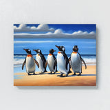 Penguin Beach Sky 24 Wall Art