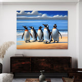 Penguin Beach Sky 24 Wall Art