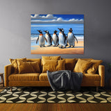 Penguin Beach Sky 24 Wall Art