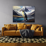 Penguin Emperor Mountain 20 Wall Art