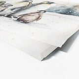 Penguin Family Watercolor 8 Wall Art