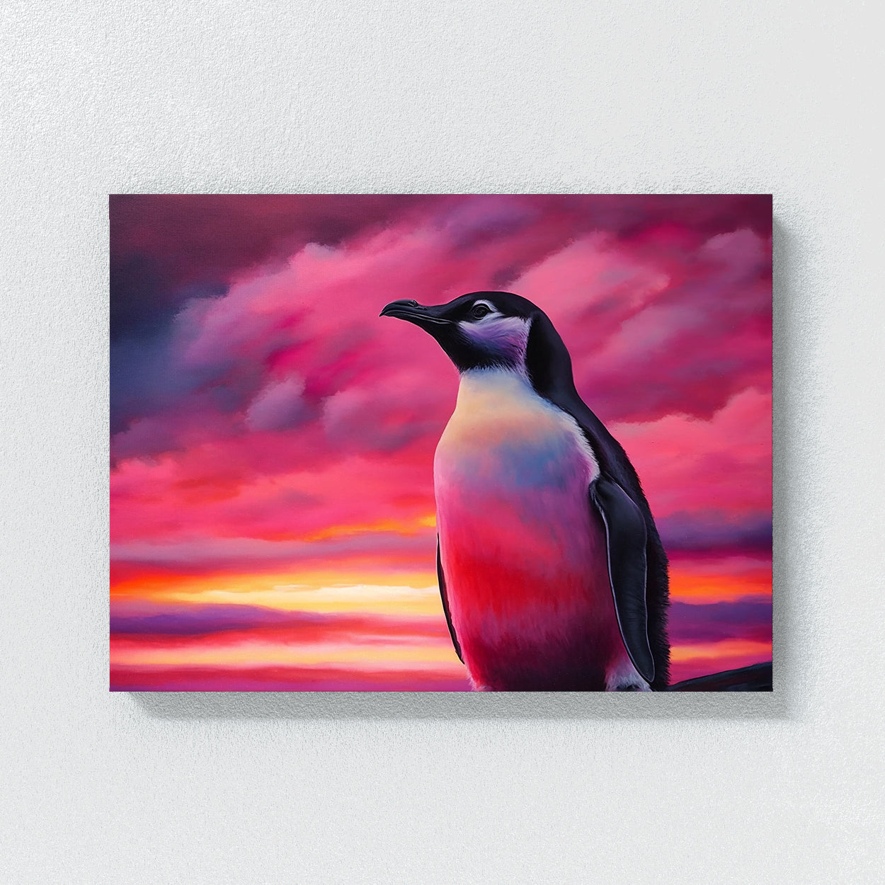 Penguin Sky Colors 33 Wall Art