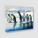Penguin Watercolor Sky 25 Wall Art