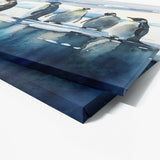 Penguin Watercolor Sky 25 Wall Art