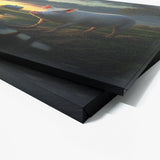 Pig Countryside Sunset 5 Wall Art