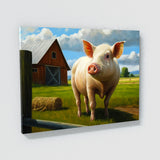 Pig Farm Realistic Detail 1 Wall Art
