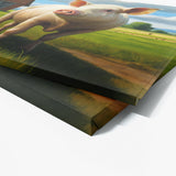 Pig Farm Realistic Detail 1 Wall Art