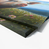 Pig In Meadow 4 Wall Art