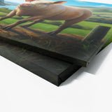 Pig In Nature Scene 10 Wall Art