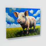 Pig Meadow Blue Sky 6 Wall Art