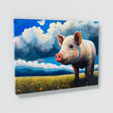 Pig Meadow Blue Sky 7 Wall Art