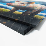Pig Meadow Blue Sky 7 Wall Art