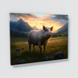 Pig Meadow Sunset Mountain 9 Wall Art