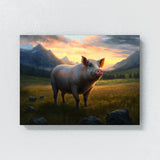 Pig Meadow Sunset Mountain 9 Wall Art