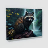 Raccoon Atmospheric Forest 10 Wall Art