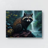 Raccoon Atmospheric Forest 10 Wall Art