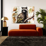 Raccoon Detailed Of 12 Wall Art