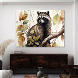 Raccoon Detailed Of 12 Wall Art