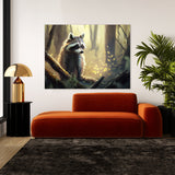 Raccoon Forest 8 Wall Art