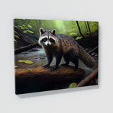 Raccoon Forest Stream 15 Wall Art