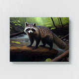 Raccoon Forest Stream 15 Wall Art