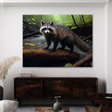 Raccoon Forest Stream 15 Wall Art