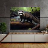 Raccoon Forest Stream 15 Wall Art