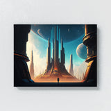 Alien City Holograms 5 Wall Art