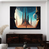 Alien City Holograms 5 Wall Art