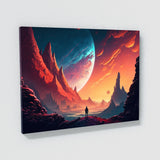 Alien Planet Landscape 1 Wall Art