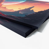 Alien Planet Landscape 1 Wall Art