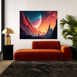 Alien Planet Landscape 1 Wall Art