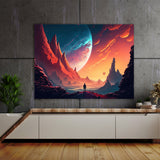 Alien Planet Landscape 1 Wall Art